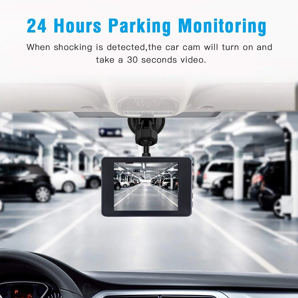 170 ° Dash Cam ADAS Wi-Fi Двойная Автоматическая Мощность включения/выключения ночного видения циклическая запись full hd 1920x1080 Автомобильный авто DVR камера Voiture