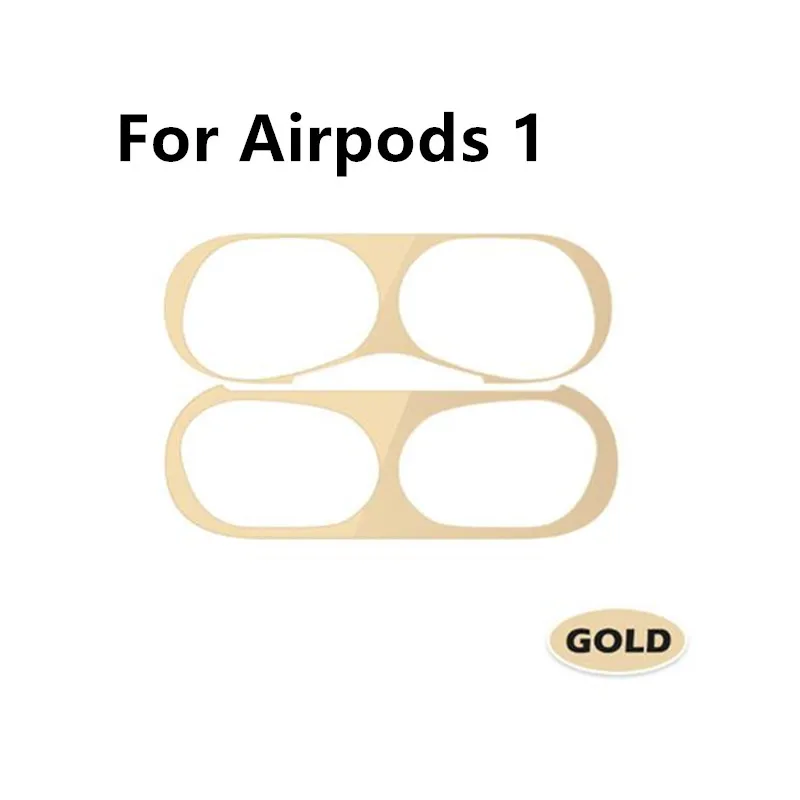 Защита от пыли для Airpods pro 2 3 Чехол Ультра тонкий металлический защита от пыли Внутренняя крышка для Air pods pro 2 Eirpods Pro Новинка Airpots Etui - Цвет: For Airpods 1