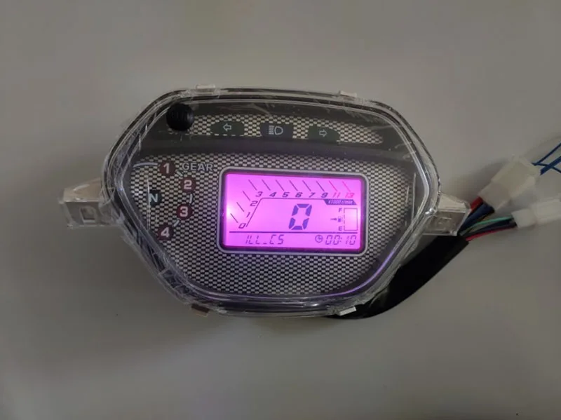 7 Backlight LCD Motorcycle Speedometer Digital Odometer Gauge 13000 RPM 199 KMH MPH for Honda CD110 | Автомобили и мотоциклы