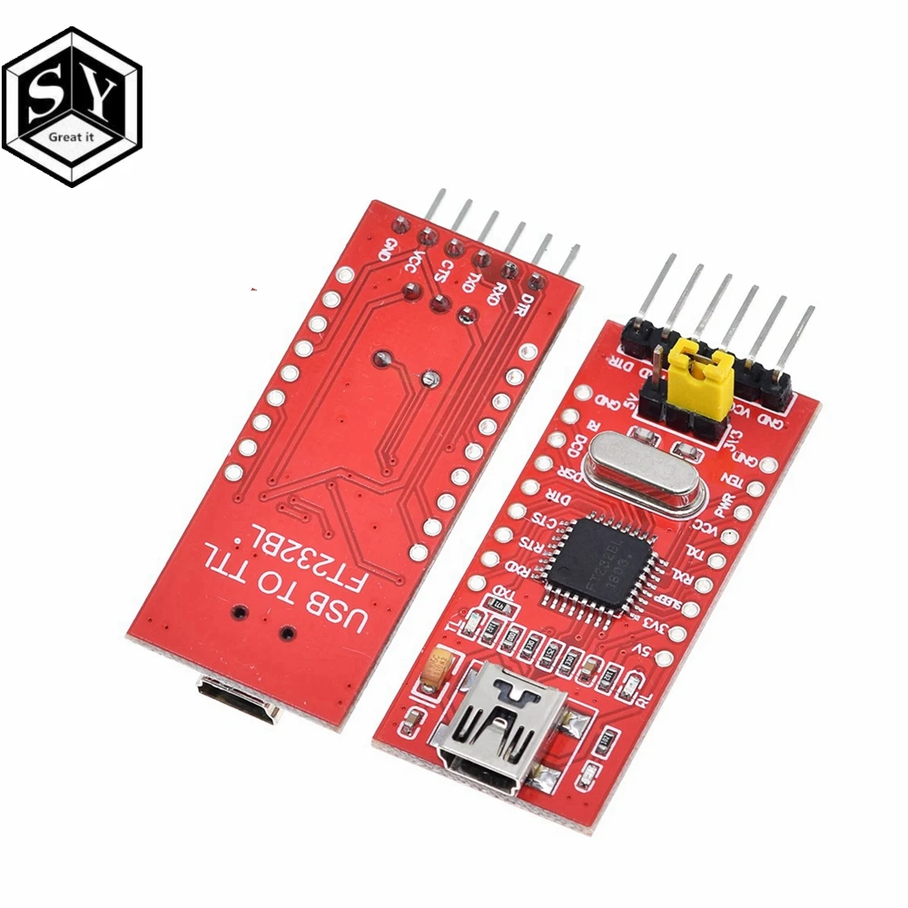Модуль адаптера GREAT IT FT232BL FTDI 1 шт. USB 3 В 5 к TTL последовательный адаптер мини порт