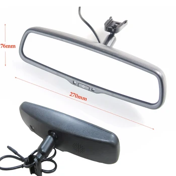 

4.3 Inch Bluetooth Mirror With Parking Camera Auto brightness Adjustable