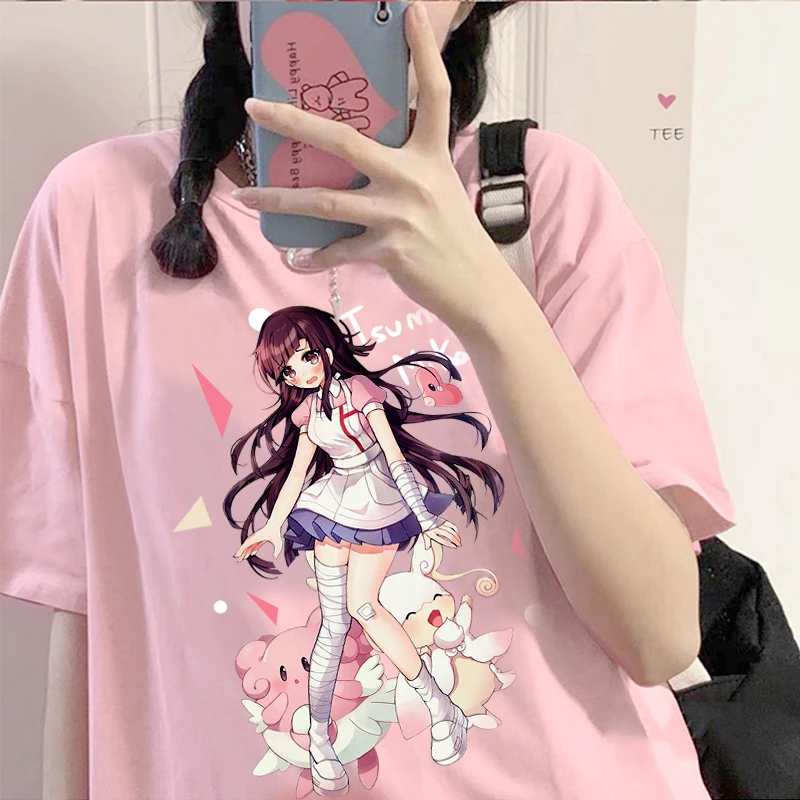 Mikan Tsumiki Anime Cartoon Kawaii Sweet Girls Mujer Streetwear Tops  Japanese Harajuku Casual Y2k Vintage E-girl Women T-shirt - T-shirts -  AliExpress