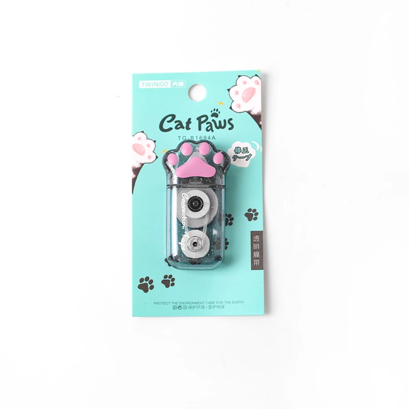 Correction Tape 1 Piece Lovely Kawaii Transparent Cute Cat Claw Stationery Office School Supply Gift correction tape