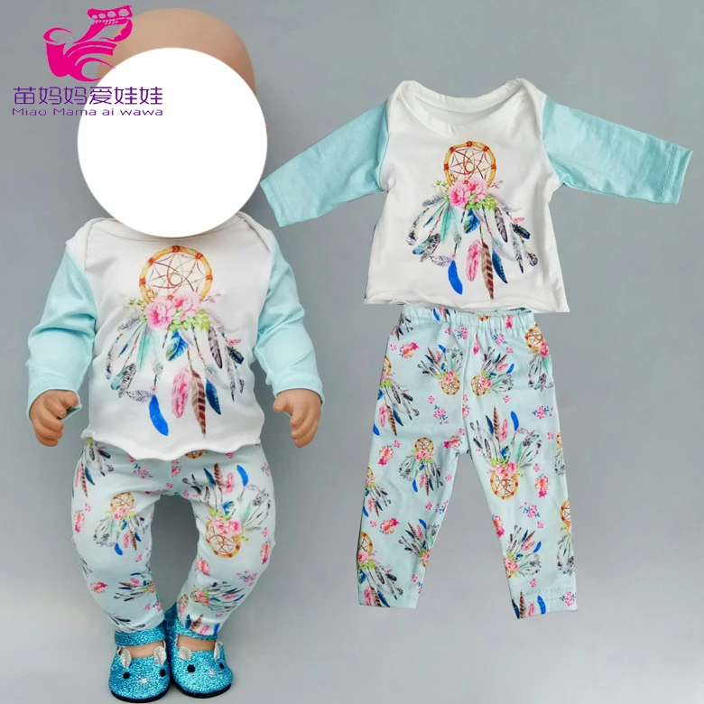 Кукольная одежда с черепом подходит для 43 см куклы новорожденного 18 дюймов Кукла