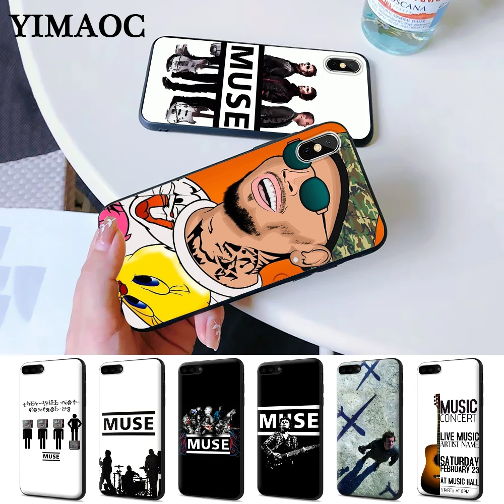 

Muse Band Lyrics Music Songs Silicone Case for iPhone 5 5S 6 6S Plus 7 8 X XS Max XR