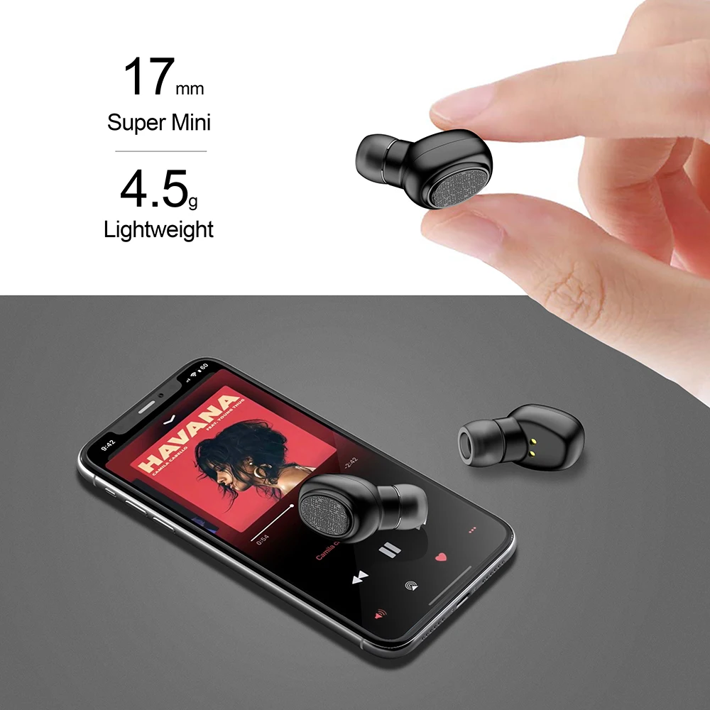 Беспроводные наушники YH03 Bluetooth 5 0 мини вкладыши для iphone xiaomi samsung LG Спортивная