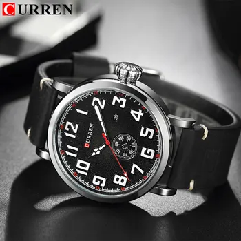 

Army Military Quartz Mens Watches Leather Analog Top Brand Luxury Leather Wristwatch Casual Sport Male Clock Relogio Masculino