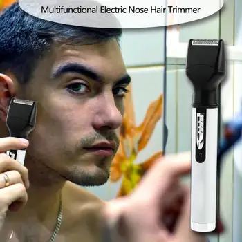 

DropShip 4 in 1 Electric Mini Trimmer Clipper Shaver for Eyebrow Beard Nose Hair Groomer Shaver EU/US Plug