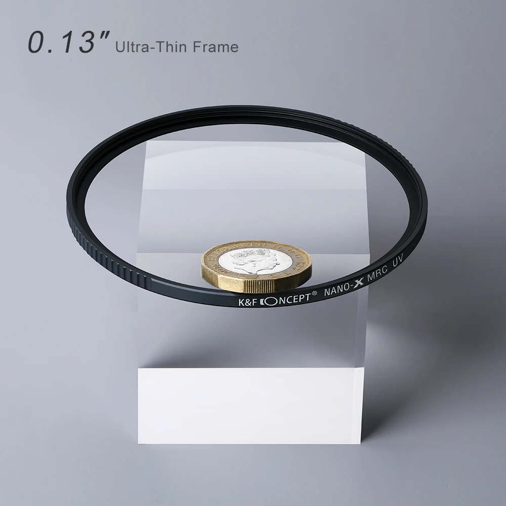 K& F Concept 37/40. 5/49/58/67/77/82 мм УФ-фильтр Защитная пленка с нано-х серии MCUV Сверхтонкий Стекло UV фильтр 18-Слои мульти нано-покрытием фильтр для объектива