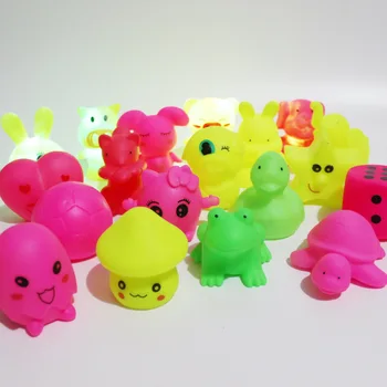 

Children Flash Small Toys LED Colorful Flash Glowing Night Lights Night Market Stall Square Throw the Circle