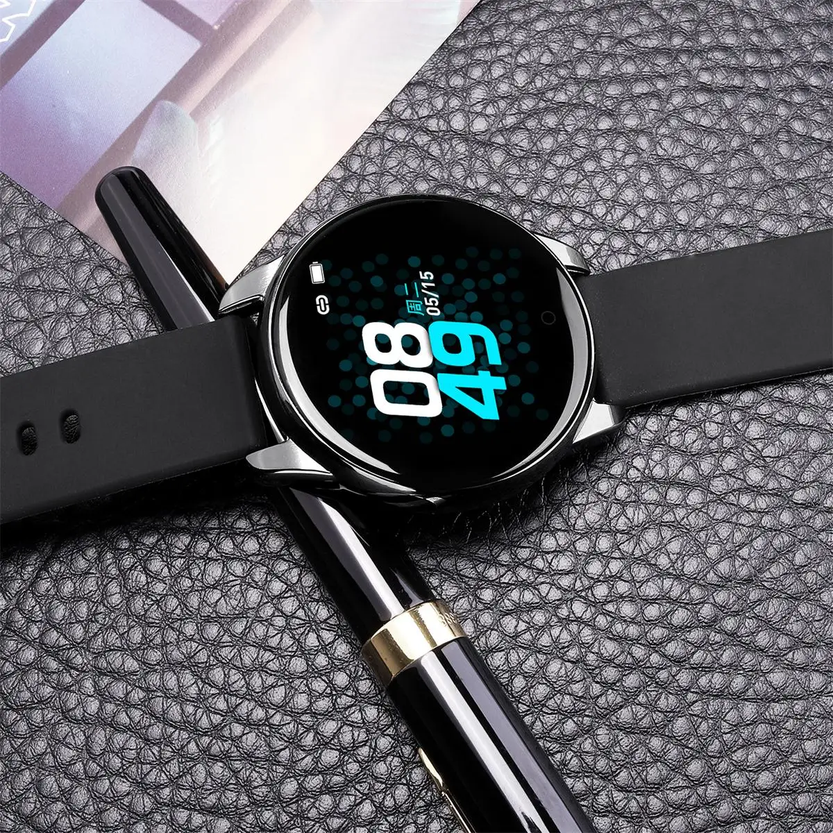 Watch4 Bluetooth умные часы мужские ЭКГ кровяное давление пульсометр смарт-браслет спортивные водонепроницаемые Смарт-часы фитнес-трекер Facebook