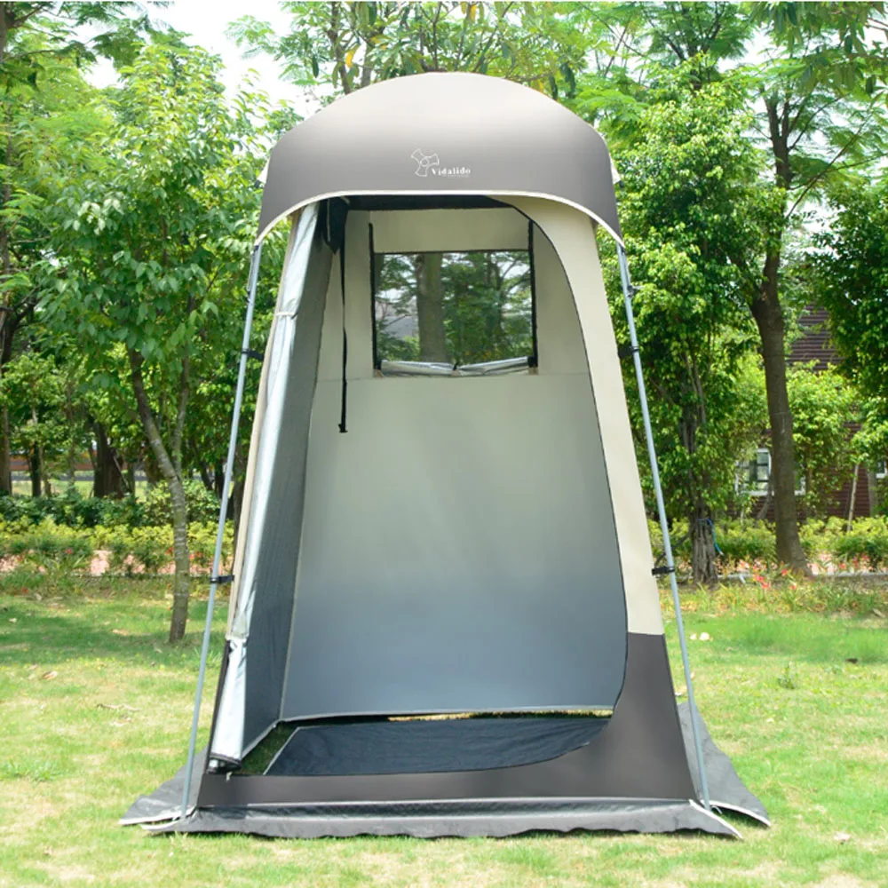 Vidalido Outdoor Shower Tent Changing Room Privacy Portable Camping Shelters 