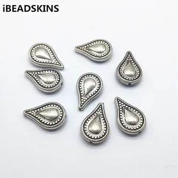 

New arrival! 35X23mm 100pcs CCB Rhodium color Drop Shape beads for Earrings parts,hand Made Earrings Findings Jewelry DIY