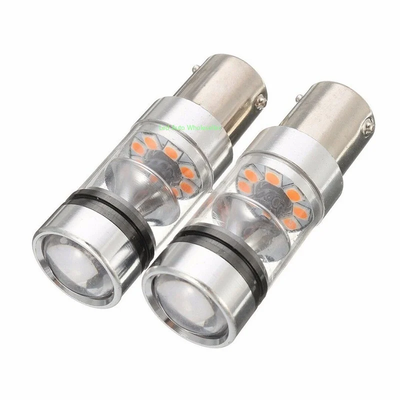 

2 шт. 1156 BA15S P21W R5W 1200LM светодиодный лампы Противотуманные фары Дневные Фары Светильник хвост фар дальнего света DRL Дневной Runnight обратный 100 Вт ...