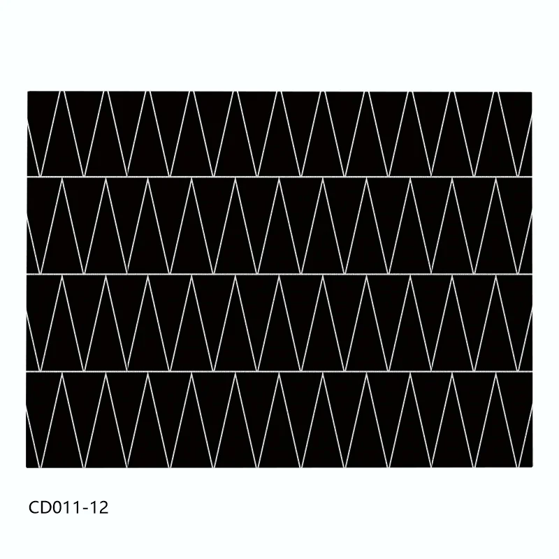 CD011-12 Постельное белье с геометрическим узором/хлопковый коврик для кухни, обеденного стола, подстаканник, столовый набор, коврик для стола, коврик для гостиницы, домашний декор - Цвет: CD011-12