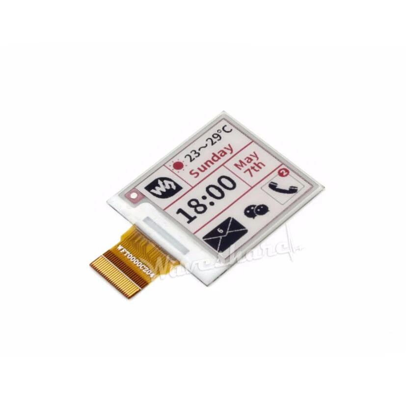 AiSpark 1 54 'ɾ paper 200x200 дюйма E-Ink raw display panel без PCB три цвета: красный черный белый.