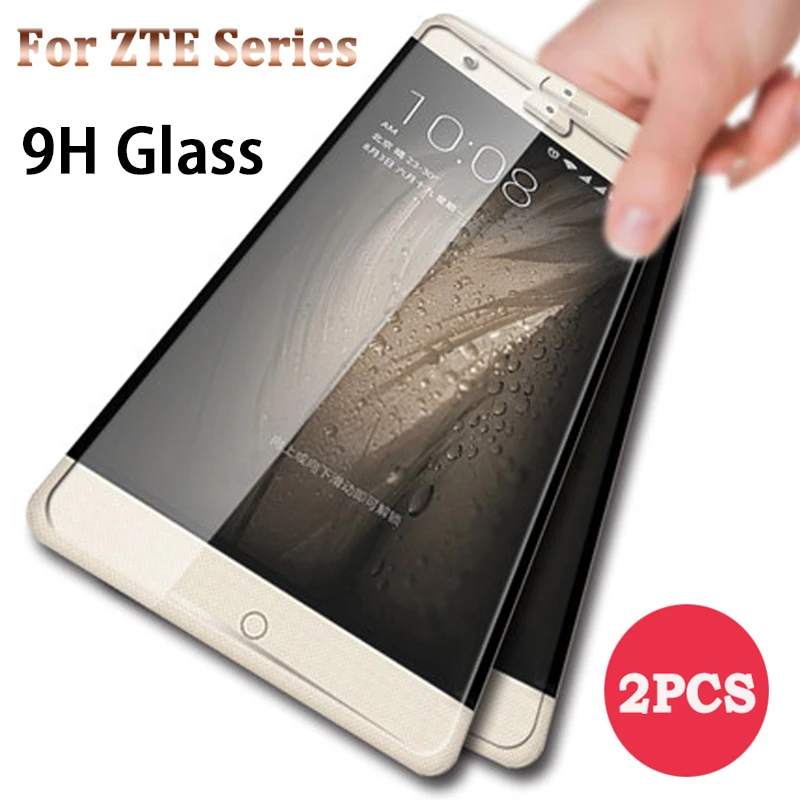2PCS Toughed Hard Protective Glass for ZTE Blade V6 V7 V8 Lite Mini HD Transparent Screen Protector For ZTE V9 V10 Vita X3 X5