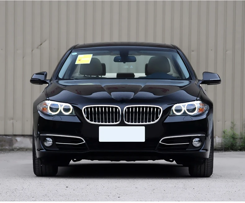 Для BMW 5 серия F18 F10 520i 523i 525i 535i 530i 2011 автомобилей головной светильник светодиодный налобный фонарь Ангел глаз светодиодный DRL передний светильник ксеноновые линзы