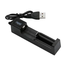 

Universal 1 / 2 3.7V Slot Battery USB Charger Smart Chargering for Rechargeable Batteries Li-ion NiMH 18650 26650 14500 17670