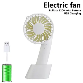 

Portable Electric Desk Fans 7-leaf 3-Speed USB Battery Rechargeable