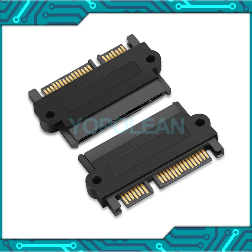 M/F адаптер SAS SN 22Pin 7 + 15 Pin штекер для SATA гнездовой разъем|Компьютерные кабели и