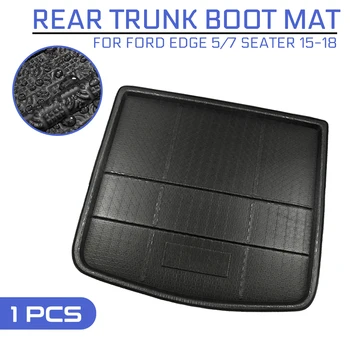 

Car Floor Mat Rear Trunk Anti-mud Cover Carpet For Ford Edge 5/7 seater 2015 2016 2017 2018