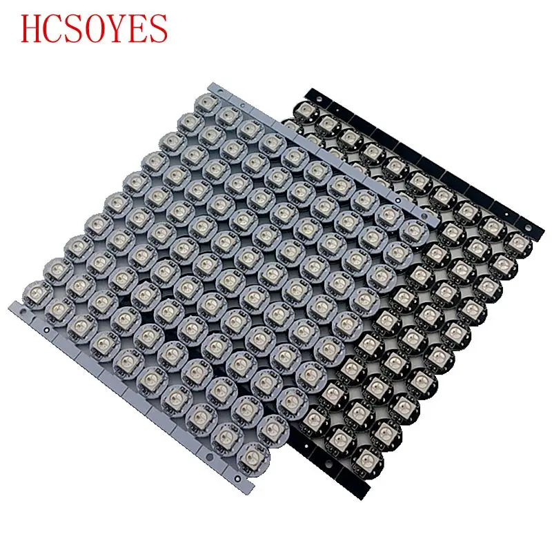 

100 pcs ws2812b Individually addressable led chip ws2811 ic RGB 2812b led Heatsink(10mm*3mm) led light beads DC5V