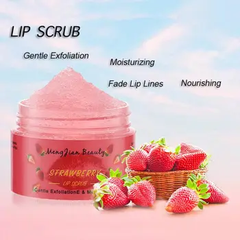 

30g Moisturizing Lip Balm Scrubs Exfoliating Mask Cream Anti Aging Removes Dead Skin Nourishing Plumper Smooth Brighten