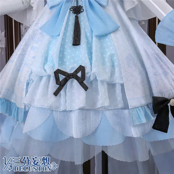 Предпродажа VOCALOID vsinger Luo Tianyi Вальс платье аниме косплей костюм девушка Лолита Милая одежда