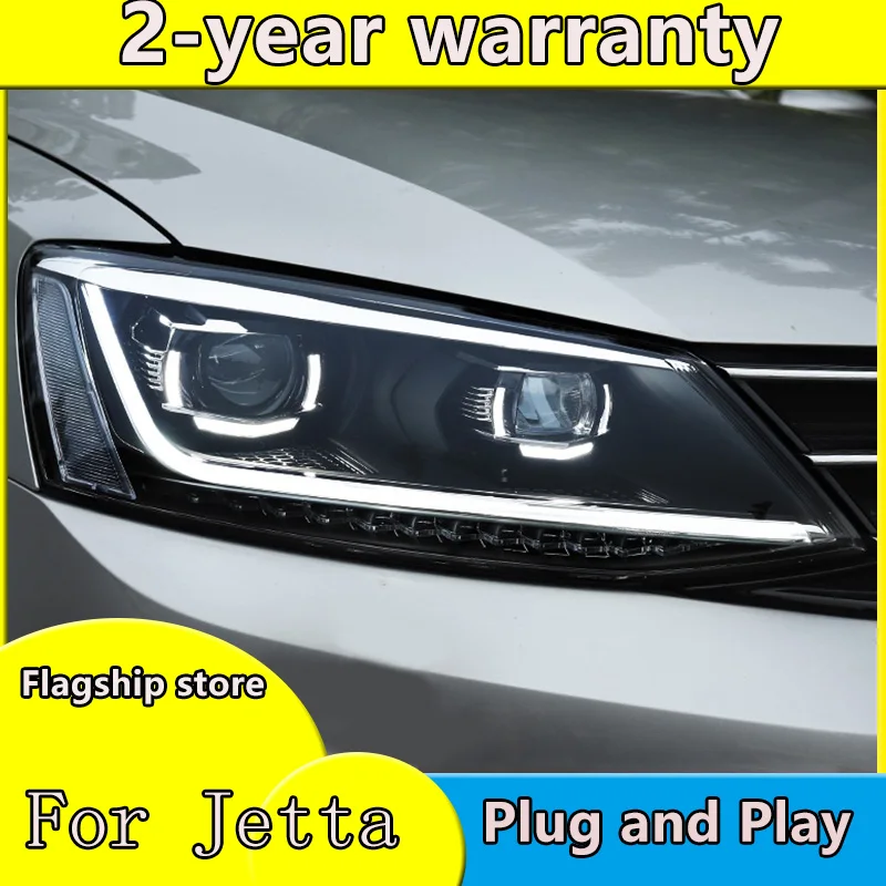 Фара для автомобиля VW Jetta Mk6 2011-2018 фары противотуманные дневные ходовые огни DRL H7