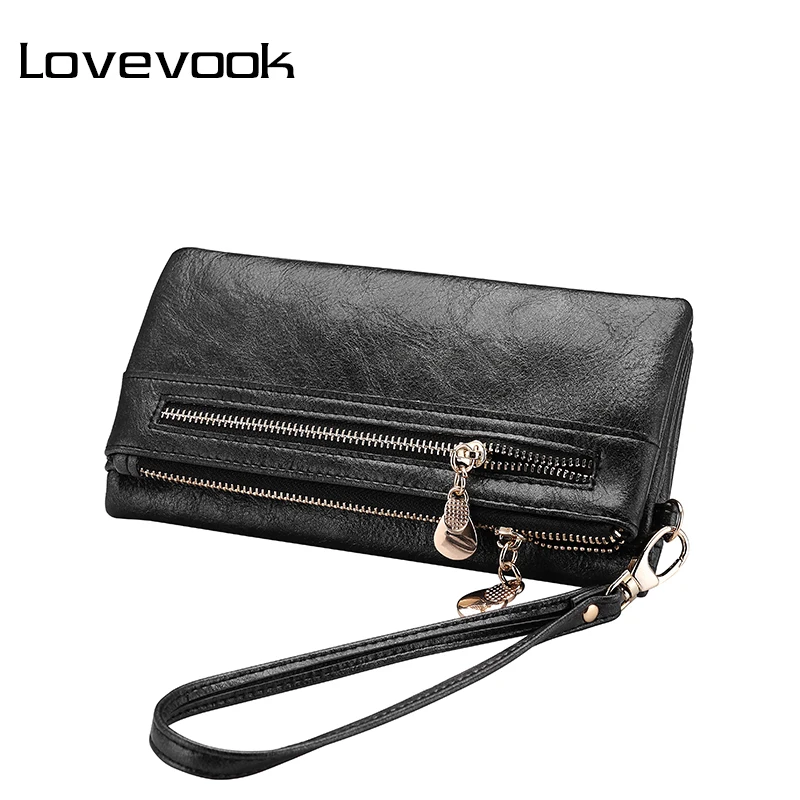 Женский кошелек LOVEVOOK Длинный держатель для карт с несколькими отделениями