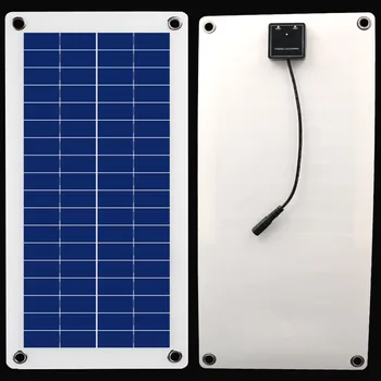 

Semi-flexible 12V Solar Panel TWO USB Regulator Power Bank Board External Battery Charging Portable Solar Cell Board Car charger