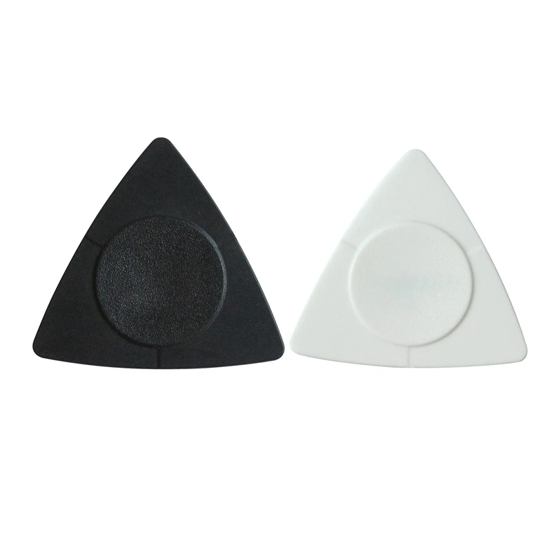 

Flanger 20 Pcs Triangle-Guitar Picks 1.0 0.75 0.5 Mm Thickness in PC + ABS Material Antislip Style Picks Black & White