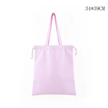 

Large Canvas Shoulder Bag Drawstring Casual Tote Shopping Handbag E5BC