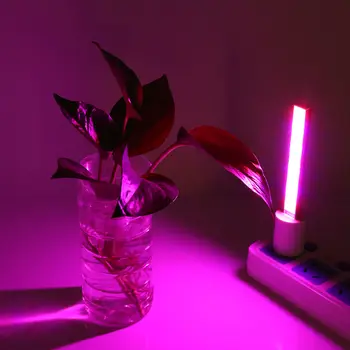 

Good for plant growth lights Red & Blue Hydroponic Plant Growing Light Bar for Desktop Plant Flower Growing Grow Light 5W