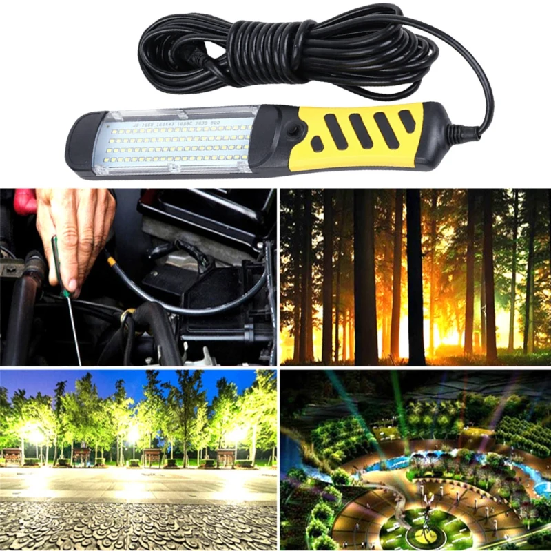

Portable LED Emergency Safety Work Light 80 LED Beads Flashlight Magnetic Car Inspection Repair Handheld Work Lamp