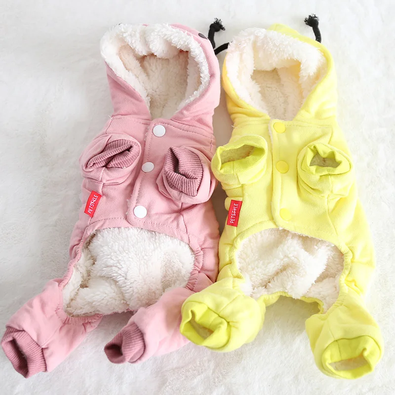Новинка в форме пчелы одежда для четвероногих собак розовый желтый цвета Размеры Xs-xl осенние и зимние комбинезоны для собак