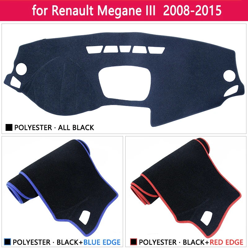 Для Renault Megane III 3 MK3 2008 2009 2010 2011 2012 2013 купе CC GT Противоскользящий коврик для приборной панели навес аксессуары