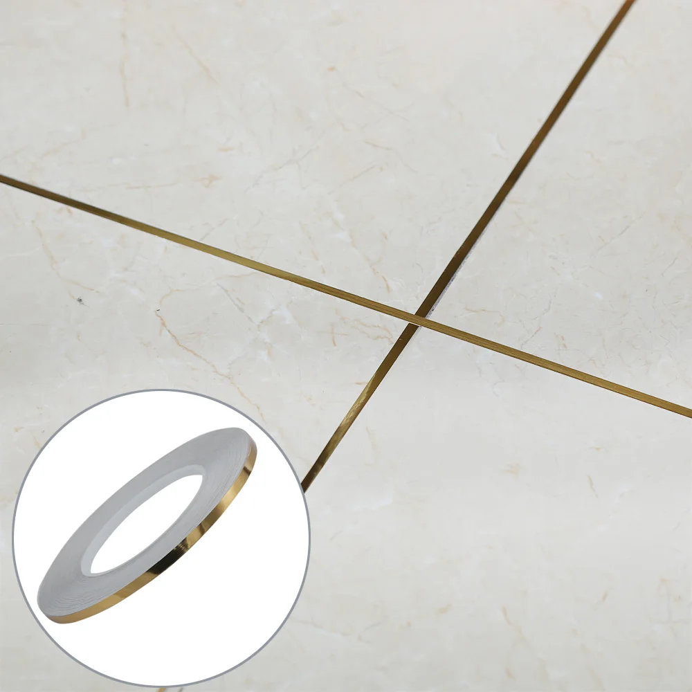 Водонепроницаемая медная лента для украшения дома золотистого/серебристого