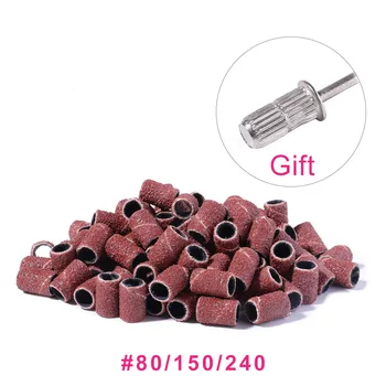 

TP1000pcs 80''/120''/180" For Nail Art Sanding Bands Gel Polish Remover Tool Accessory for Electric Nail Machine Nail Drill Bits