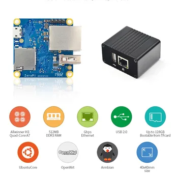 

NanoPi ZeroPi 512MB RAM Gbps Ethernet Cortex A7 Development Board Allwinner mini linux board pi zero