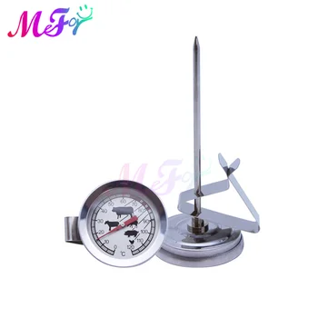 

0～120℃ Stainless Steel Pocket Probe Thermometer Gauge For BBQ Meat Food Kitchen Cooking Instant Read Meat Gauge