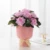 Rose imitation flower artificial flower bouquet vase home living room table vase TV cabinet tea table decoration flower ornament 10