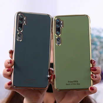 

For Xiaomi Note 10 pro TPU back cover 360 full shockproof plating case for Redmi Note 8 7 pro 7a 8a mi 9 10 a3 lite cc9 capa