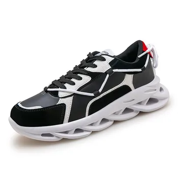 

2020 Hollow Out Thick Bottomed Trendy Shoes Spring New Style Shoes Breathable Comfortable Casual Sports Shoes Men's Sneakers