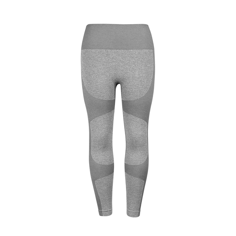 light gray Новые энергетические трикотажные бесшовные спортивные Леггинсы с пуш-ап высокой талией, штаны для йоги, тренировки, бега, спортивные колготки, одежда для тренажерного зала и фитнеса - Цвет: light gray