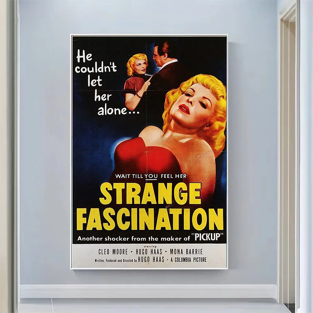 

V2076 Strange Fascination Vintage Classic Movie Wall Silk Cloth HD Poster Art Home Decoration Gift
