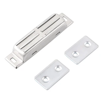 

Stainless Steel Strong Double Magnet Cabinet Catches Closet Door Latch Furniture Cupboard Closer Household DIY Hardware