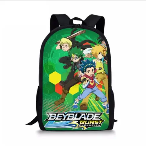 as pictures Модная школьная сумка Beyblade для мальчиков-подростков с принтом героев мультфильмов, Школьный набор, Детские крутые школьные сумки, рюкзак с сумкой для ланча - Цвет: as pictures