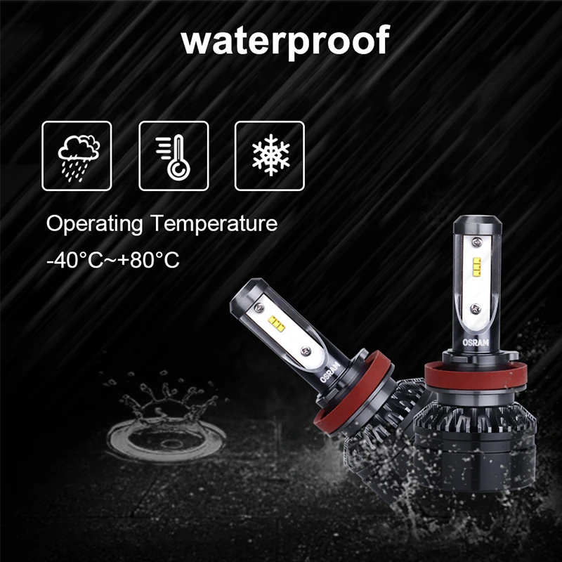 Лампа Ксеноновая Osram + 50% Яркость H11 H9 светодиодный авто передняя противотуманная